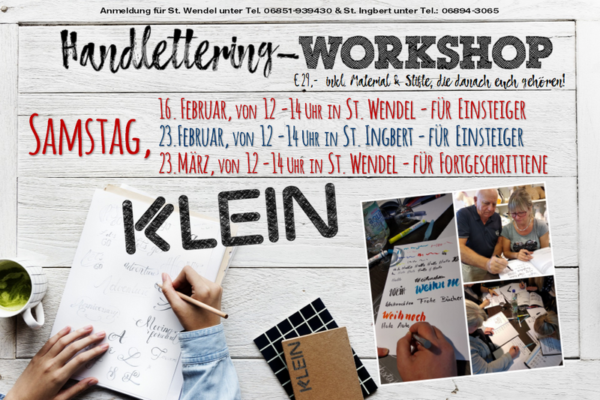 Klein – Handlettering-Workshop