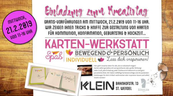 Klein Karten-Werkstatt