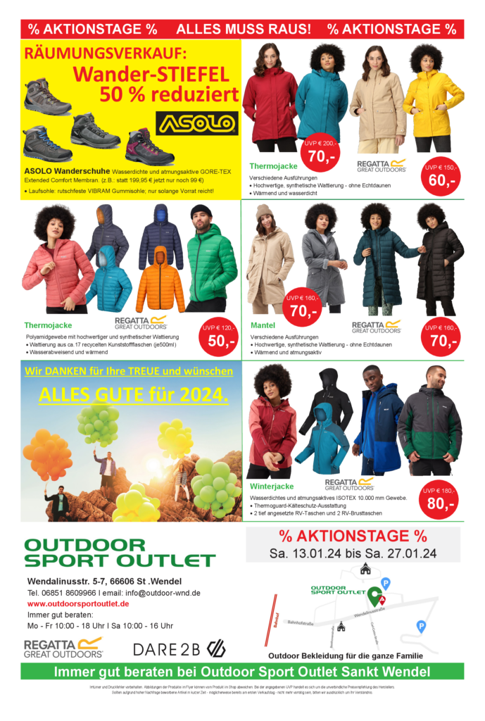 OUTDOOR SPORT OUTLET St. Wendel Erleben